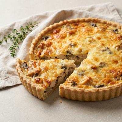 Тарт с курицей и грибами: французский рецепт