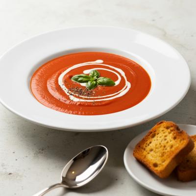 Томатный Крем-Суп (Гаспачо): Нежный Рецепт с Сливками и Гренками  Горячий и Холодный Вариант