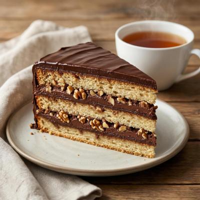 Торт Анна - праздничный десерт с шоколадным кремом