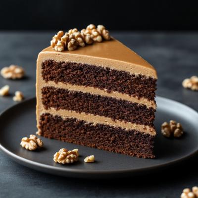 Торт «Кофе с грецким орехом»: ароматный рецепт