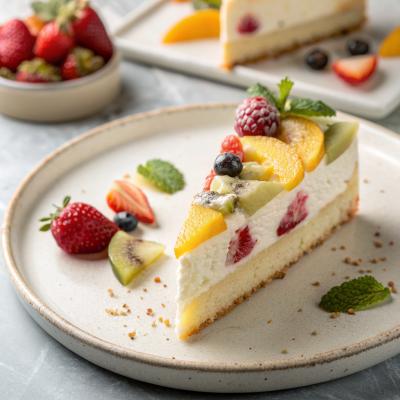 Торт «Комплимент»: фруктово-йогуртовый без выпечки