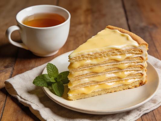 Торт в сковороде - быстрый рецепт без духовки