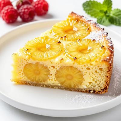 Творожная запеканка с ананасами - пошаговый рецепт