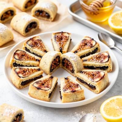 Творожное печенье с инжирной начинкой: полезный рецепт