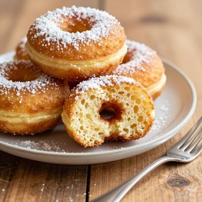 Творожные пончики с лимонной цедрой - хрустящие и нежные - пошаговый рецепт