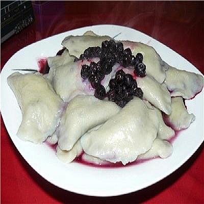 Вареники с черникой