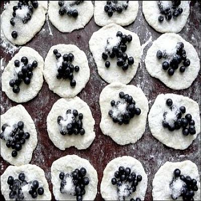 Вареники с черникой