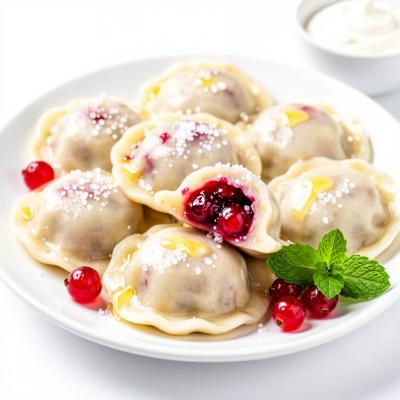 Вареники с красной смородиной - пошаговый рецепт