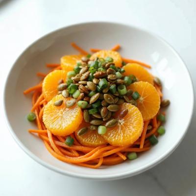 Витаминный салат из апельсинов и моркови: пошаговый рецепт с фото