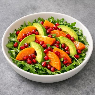 Витаминный салат с хурмой и авокадо: пошаговый рецепт с фото