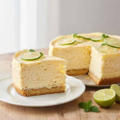 Воздушный торт с лаймом - нежная выпечка без теста