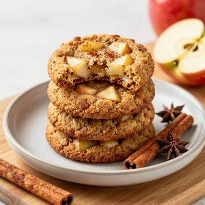 Яблочное печенье: мягкий рецепт с корицей