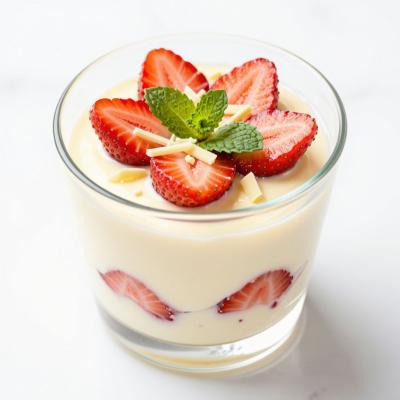 Ягодное парфе с белым шоколадом - рецепт