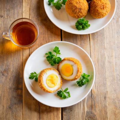 Яйца по-шотландски: сытная закуска в британском стиле