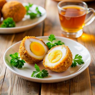 Яйца по-шотландски: сытная закуска в британском стиле