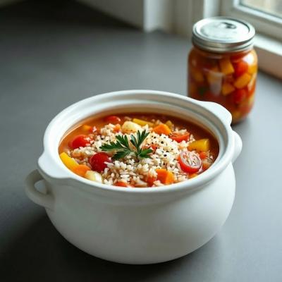 Заготовки на зиму: рисовый салат с овощами - пошаговый рецепт с фото