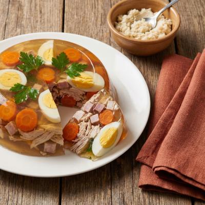 Заливное из курицы - пошаговый рецепт с фото