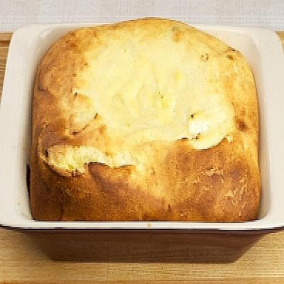 Запеканка творожная с изюмом