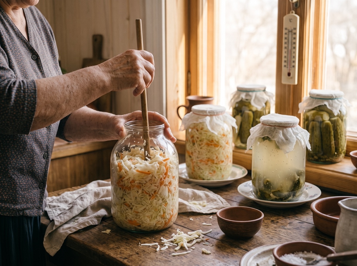 Сколько дней квасится капуста и бродят огурцы